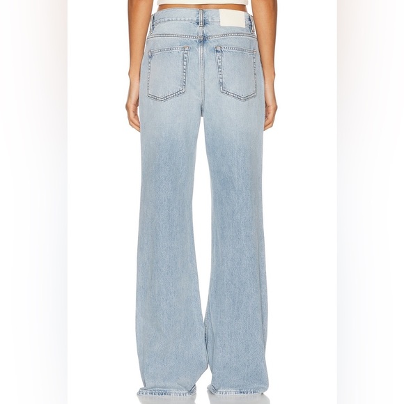 GRLFRND x Maggie MacDonald Jade Low Rise Relaxed Flare Jeans in Fairfax North - Picture 3 of 13